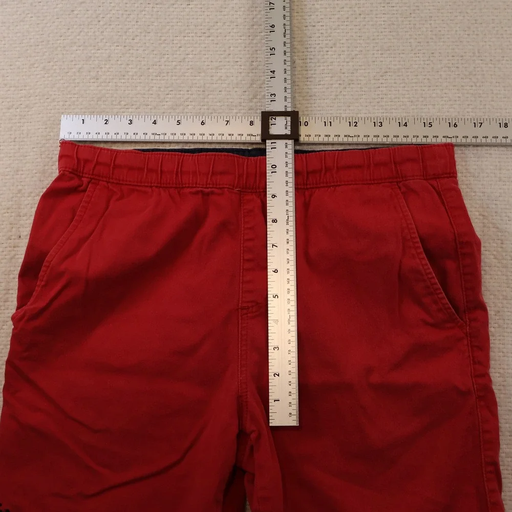US Polo Assn Mens M Shorts Red Activate Stretch Elastic Waist 11A603